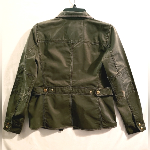J.Crew Downtown Field Waxed Military Cotton Jacket Size: XS - Picture 5 of 10